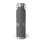 Copper Vacuum Insulated Bottle, 22oz