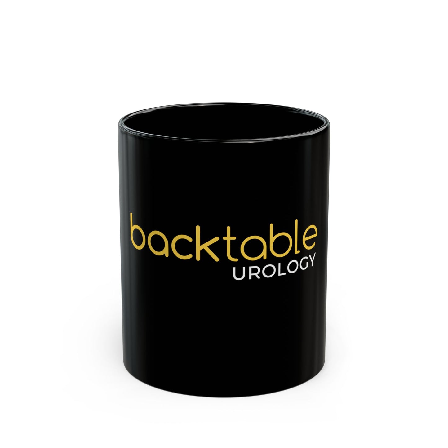 Copy of Black Glossy Mug — "Blacktable Tumor Board" Logo Coffee Cup (11oz/15oz)
