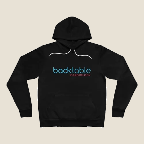 BackTable Cardiology Unisex Sponge Fleece Pullover Hoodie